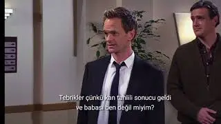 Barney kızıyla tanışıyor. How I Met Your Mother