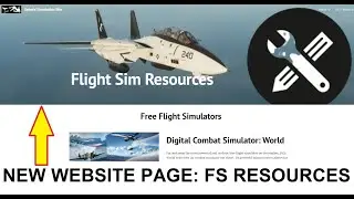 New Website Page: Flight Sim Resources!
