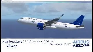 Australian Wings 273 Adelaide ADL to Brisbane BNE v 457
