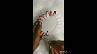 Animal print nail art series Day-2 #nailart #animalprintlover #nonfollowers #1k #bestreeloftheday 