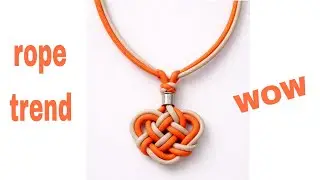 No One Tells You This Secret! An Easy Knot to Turn Rope into a Luxury Necklace