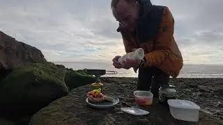 Simple Fried Ham Sandwiches by the Water