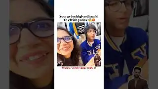 Sourav joshi give dhamki to elvish yadav😨#souravjoshivlogs #elvishyadav #shorts ##trend #elvisharmy