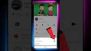 Snapchat par notification 🔕 band kaise kare / How to turn off notifications on snapchat ! #shorts
