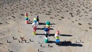 Seven Magic Mountains - Drone