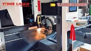 YL6016LS-6KW  Semi-automatic pipe#fiberlasercuttingmachine #cnc #lasercutting #tubecuttingequipment