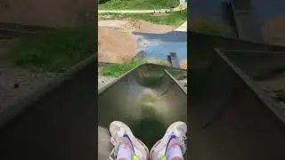 Fast metal slide POV #shorts