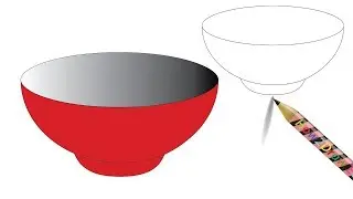 How to Draw a Bowl Easy Drawing - Coloring Page