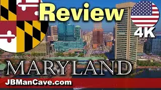 MARYLAND USA Baltimore Aerial Footage & Review JBManCave.com
