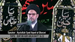 Quran aur Ahlebayt (a.s) || Majlis 02 ||  Ayatullah Aqeelul Gharavi