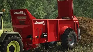 Jeantil EVR 18 14 EPAN5 - FS25 Mods | High Capacity Manure Spreader for Even Coverage