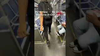 POV How 🥷🏽Be On The Red Line in Chicago 📍 #skit #funny #foryou #chicago #fyp #blackchicagobelike