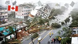 Chaos in Canada! Monster Hailstorm Destroys Homes and Cars in Cardston