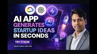 I Built an AI App That Generates Startup Ideas in Seconds Real Product, Not MVP