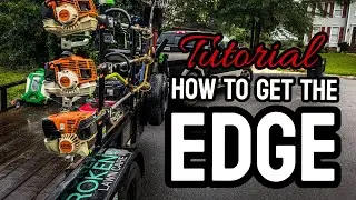 How to EDGE with a string trimmer