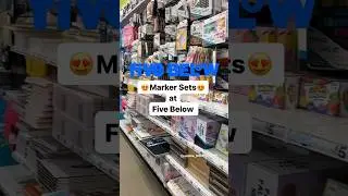 Five Below Marker Sets 😍😍😍#craftingsupplies #fivebelowfinds #budgetcrafting