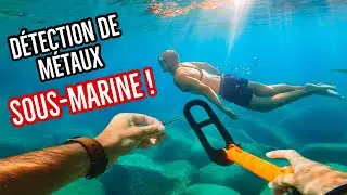 SOUS L’EAU AVEC LE SCUBA TECTOR PRO !