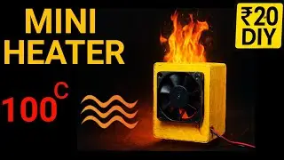 ₹20 में Mini Room Heater बनाओ 😱 | DIY Powerful Heater for Winter 🔥