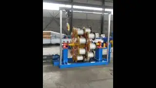 Mini steel wire armouring machine