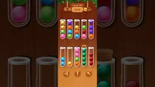 Woody Sort Puzzle Level 145     Ball Sort Puzzle, All Levels, playlist, Unico Studio