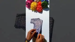 HOW TO CUT A KIMONO JACKET #atamaratv #Shorts #DIYFashion  #Tutorial #Fashion #Couture #Style