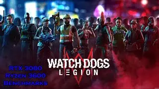 Watch Dogs: Legion 1440p Benchmarks RTX3080 Ryzen 3600 | Vulsker Does Gaming