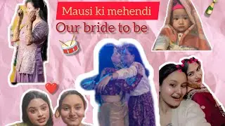 Mausi ki mehendi ka invitation agaya /🥁🥁🍾🍾💃🏼💃🏼./Indian traditional Mehendi vlog 