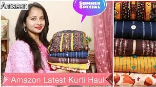 Amazon Kurti Haul | Amazon Embroidery Kurti Haul & Review | Ranjana R