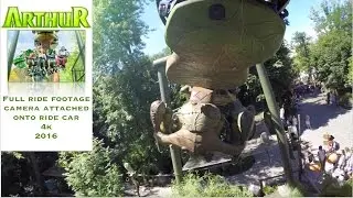 Arthur The Ride Europa Park Germany [4K] 2016 (auto low light)