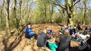 Bosvoorstelling van Fien de Voorleesfee