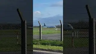 #Lufthansa#  landing and taxi route Dublin airport