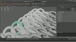 Autodesk Maya 2017 Tutorial: How to 3-D Model Chainmail