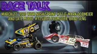 RACE TALK - with Jon Roberts, Mark Dobmeier, Brad Seng, and Chad Hoff - 3-27-2020