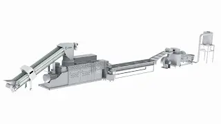 Bopet package film pelletizing line