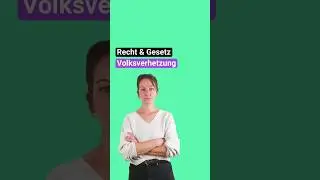 Recht & Gesetz: Volksverhetzung
