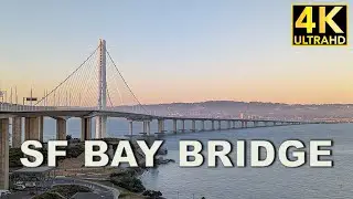 First time walking across the Bay Bridge pedestrian path | 4k Ultra Hd POV Tour [2024]