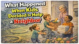 Learn English Through Story Listening  level 2 \ What happened when kids desided to help a neighbor