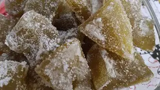 DOCE DE MAMÃO CRISTALIZADO