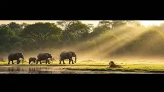 Africa&rsquo;s Peaceful Jungle 🌿🐘🦁 | A Cinematic Wildlife Story of Harmony & Nature (4K)