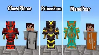 I Built ClownPierce, ManePear, PrinceZam & Sharpness Main Armor Trims & Shields 🔥
