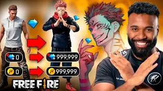 TA FÁCIL PEGAR AS SKINS JUJUTSU ? COMPREI TUDO PRA TESTAR NO FREE FIRE!