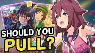 Should You Pull? Sakura Chiyono O and SSR Tazuna Hayakawa Riko Kashimoto Banner | Umamusume
