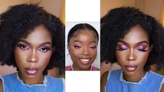 Recreate with me🤭💉✨, Ep1.  I Recreated Toni olaoye's Makeup look 💣💄😍 #makeup #eyemakeup #beautytips