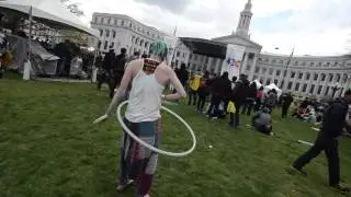 Hula Hoop Girl 420 Rally Denver