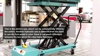 TCE  2,200 LBs Hydraulic Battery Engine Motor Gearbox Lift Table Cart