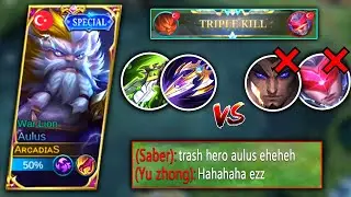 Aulus Most Aggressive Build Gameplay | Aulus Destroys Trash Talking Enemies | Aulus Mobile Legends