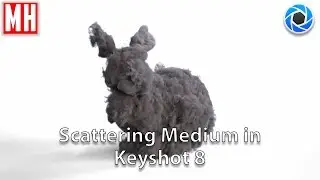 Keyshot 8 Pro tutorial : Scattering Medium for Fog, Smoke and.... Bunnies