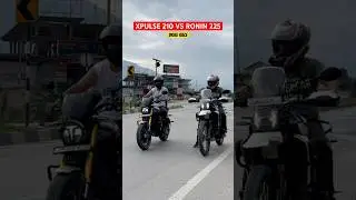 Shocking results 🔥 stay tuned for full video&hellip;#shorts #dragrace #xpulse210 #ronin225