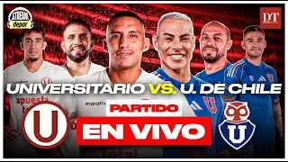 🔴UNIVERSITARIO DE DEPORTES vs U DE CHILE | NOCHE CREMA EN VIVO | El Comercio