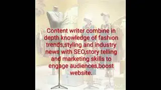 Fashion Communication...Fashion Journalism.... Fashion Forecasting & Fashion Styling.